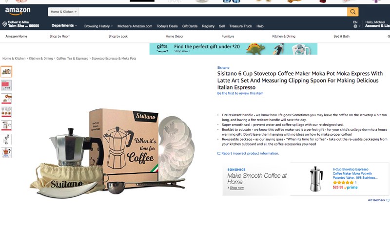 Buy Coffee Accessories on Amazon